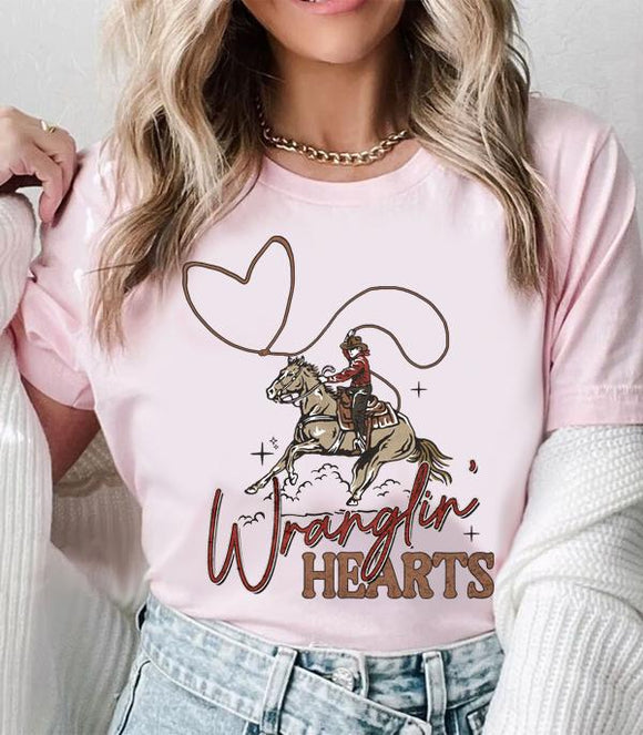 Wranglin’ Hearts Tee