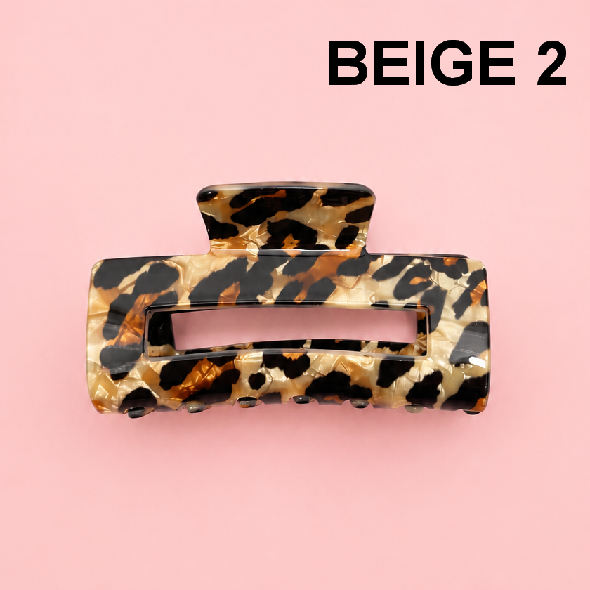 Bold Leopard Print Claw Clip