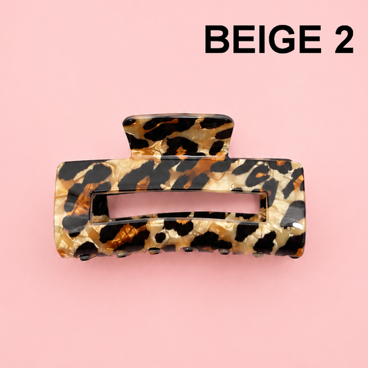 Bold Leopard Print Claw Clip