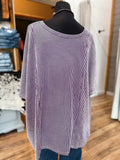 Violet Ribbed Top *Plus