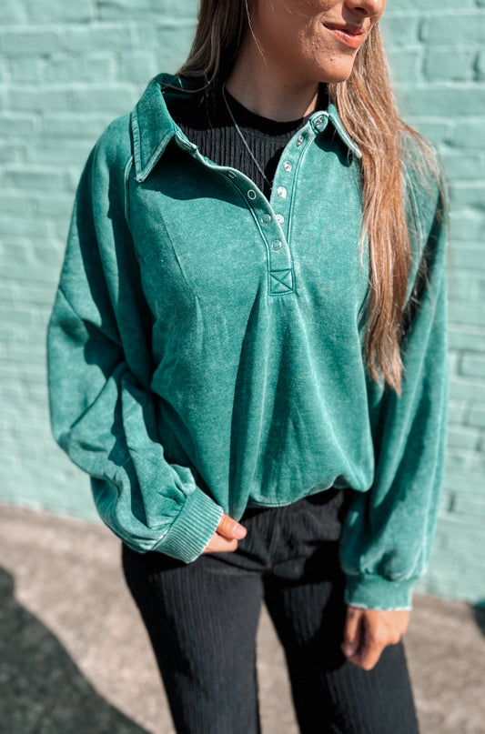 Kallie Sweatshirt *Green