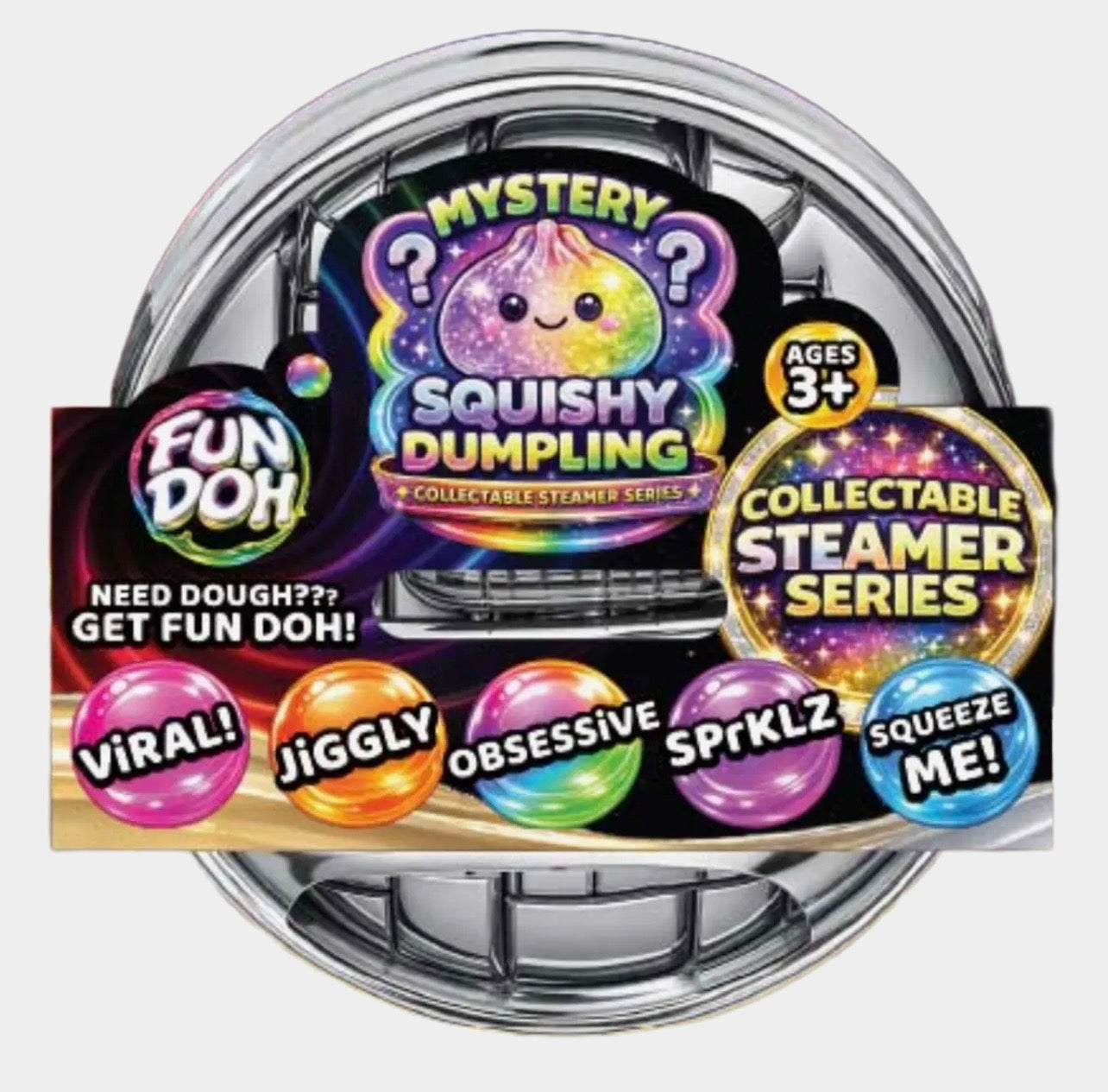Fun Doh Mystery Dumpling Squishy Ultra Rare Collection