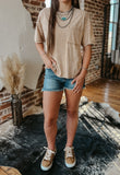 The Sydnee Top *Taupe