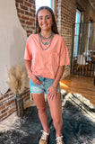 The Sydnee Top *Peach