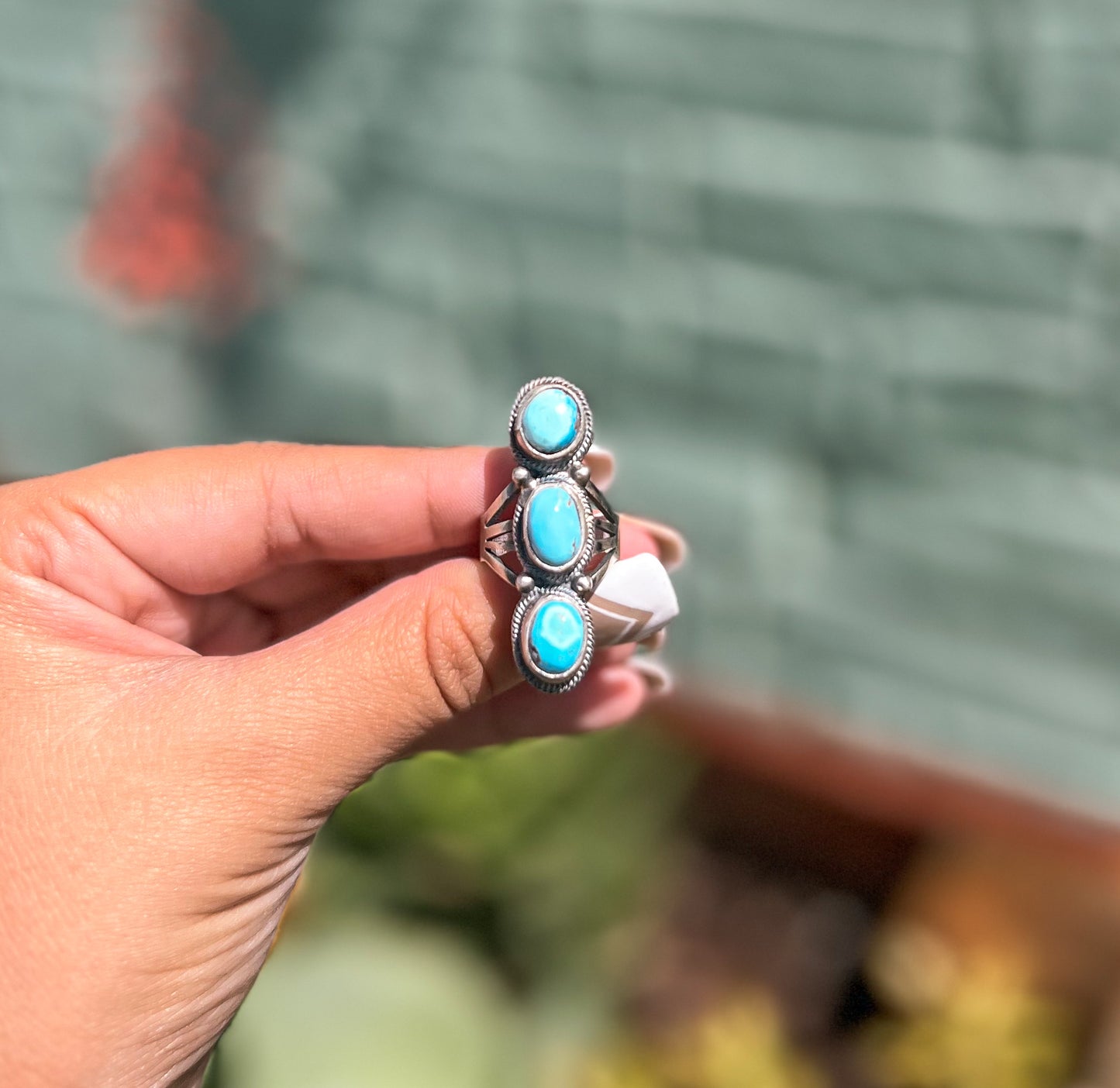Anderson Largo Authentic Turquoise Ring *Size 6.5