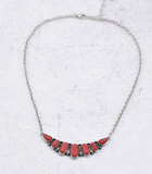 Semi Stone Collar Necklace