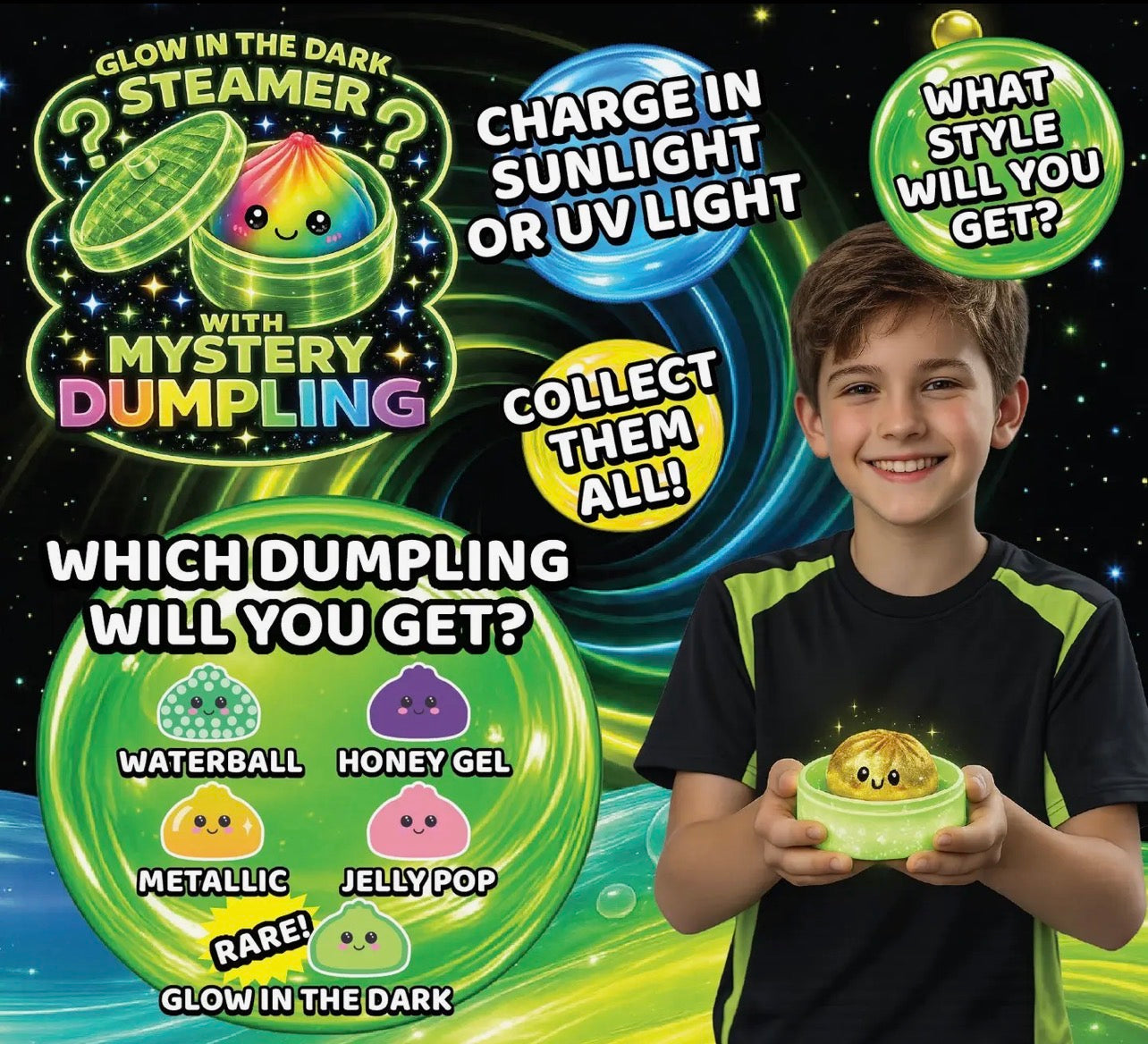Glow in the Dark Mystery Dumpling