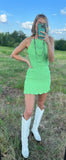 Too Late For Love Smocked Mini Dress