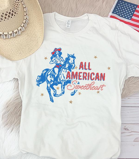 All American Sweetheart Graphic Tee