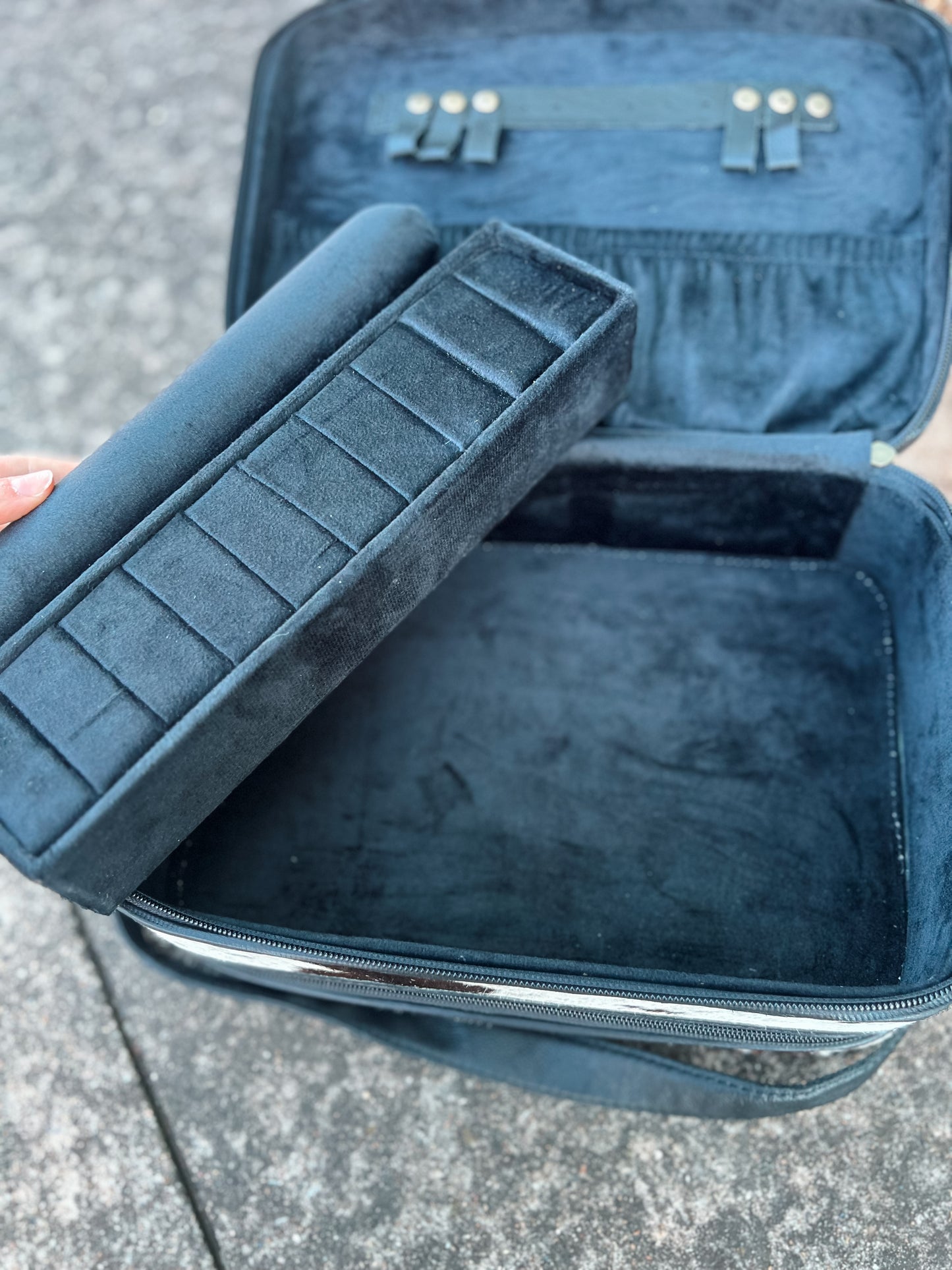 Checkered Travel Jewelry Case