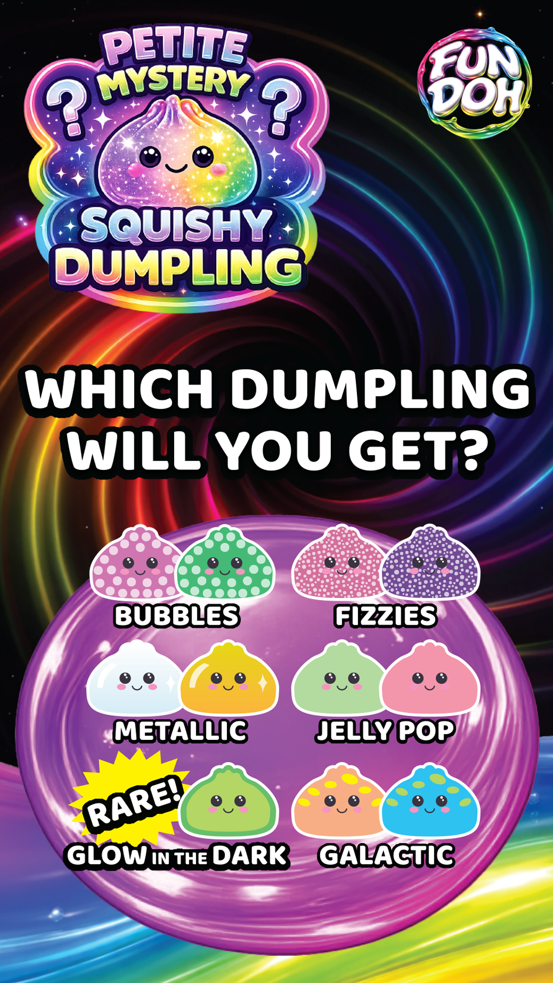 Squishy Mystery Mini Petite 2.5" Dumpling Toy