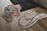 Rodeo Rug- Cowboy Hat