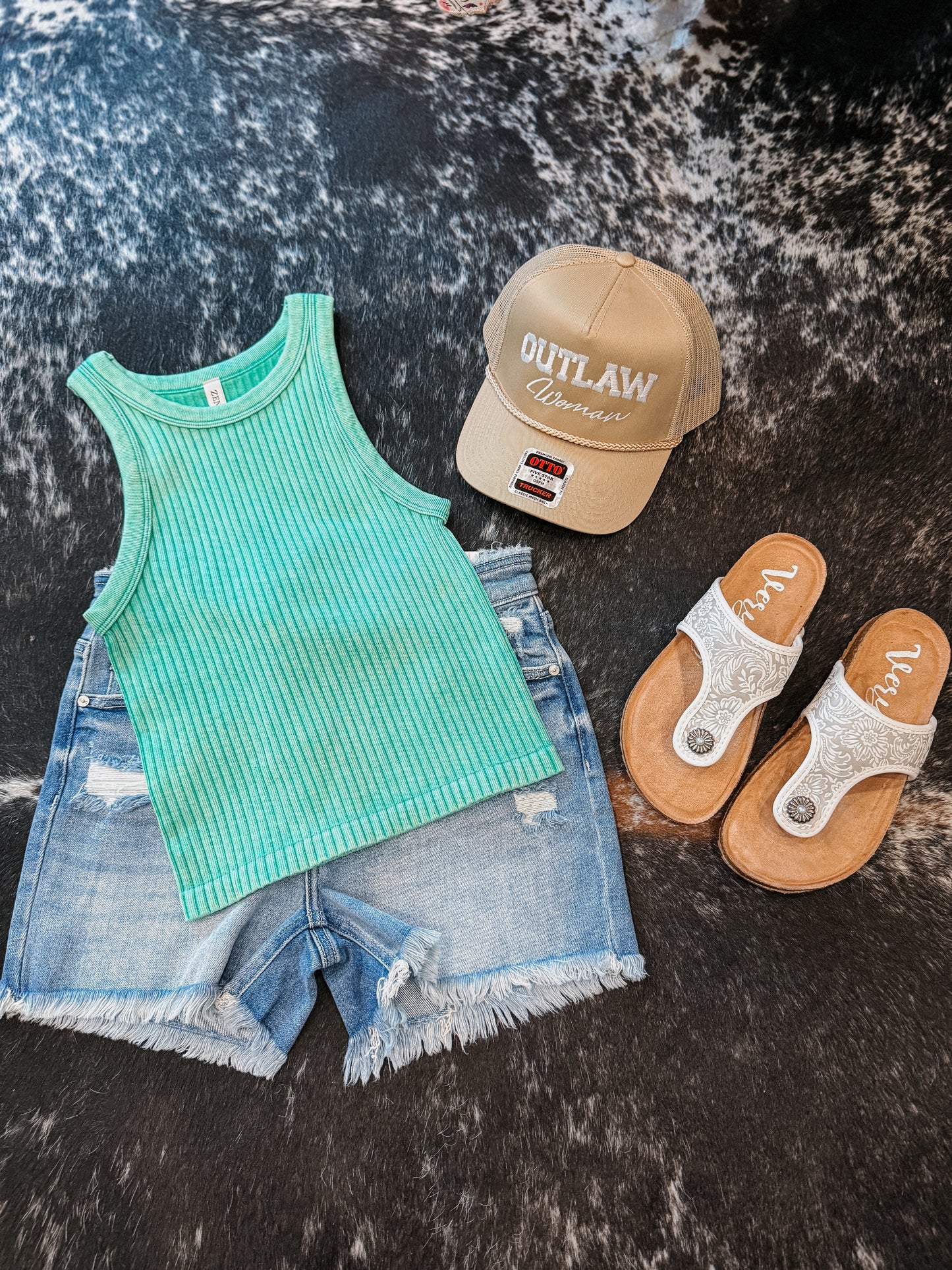 The Bekah Seamless Tank *Kelly Green