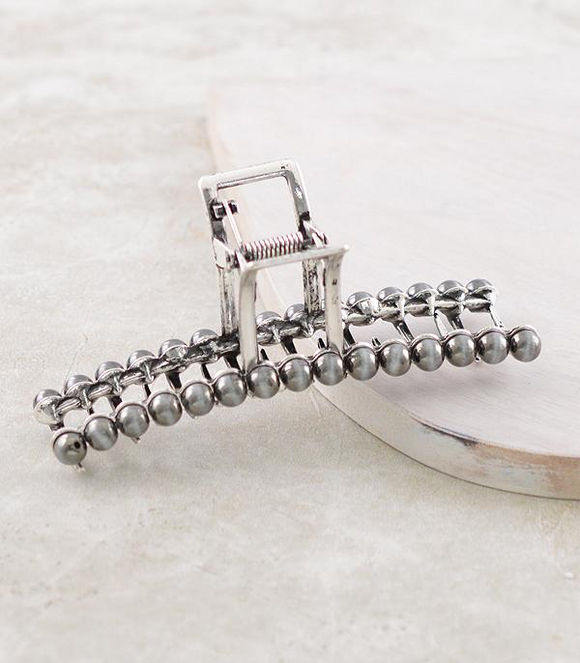 Navajo Pearl Claw Clip