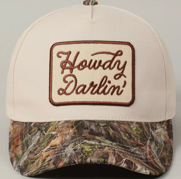 Howdy Darlin’ Cap *Camo