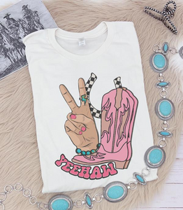 Yee Haw Peace Graphic Tee