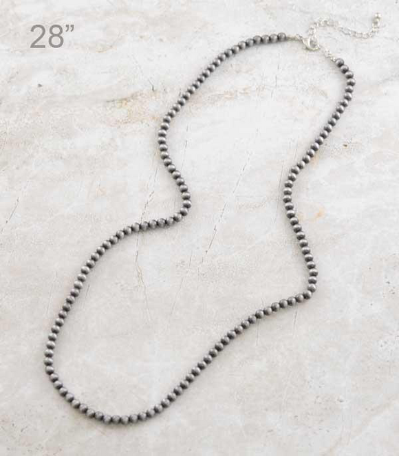 28” Navajo Bead Necklace