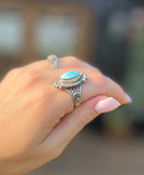 Golden Hills Turquoise Ring *Size 7