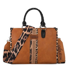 Wrangler Leopard Small Tote/Crossbody *Brown