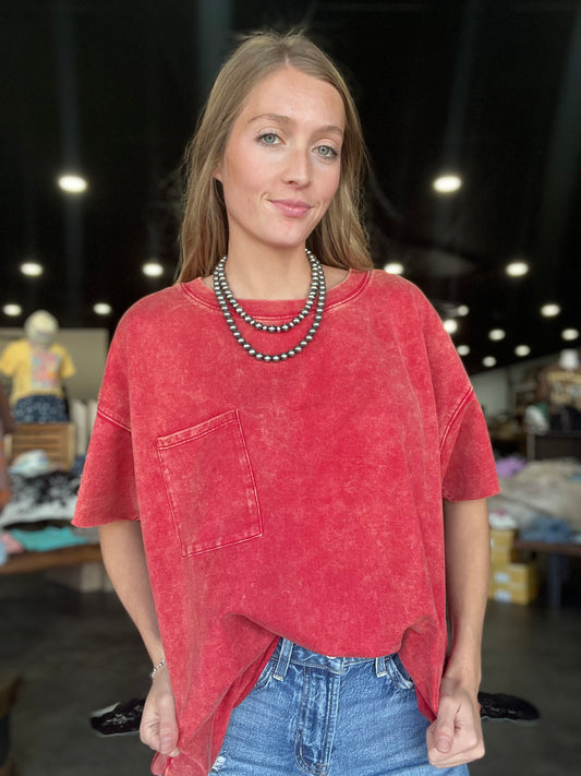 The Tilley Top *Red