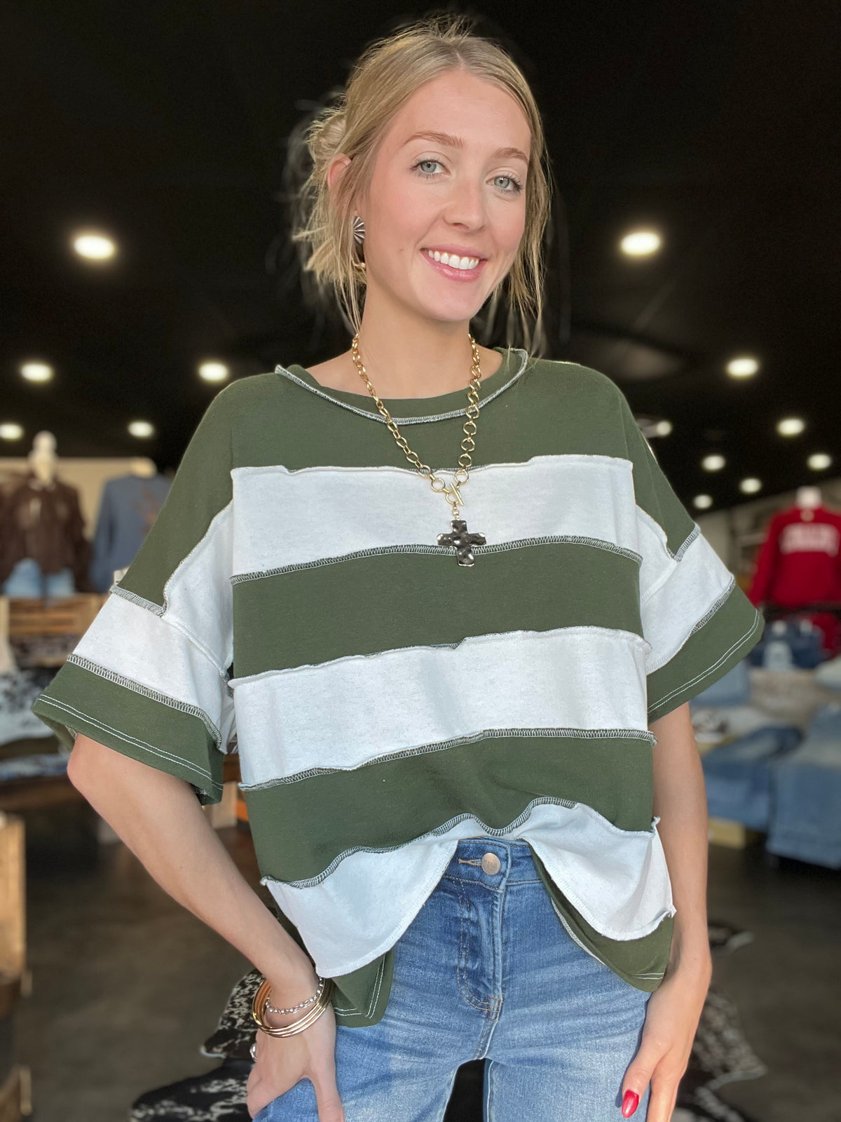 The Ember Striped Top
