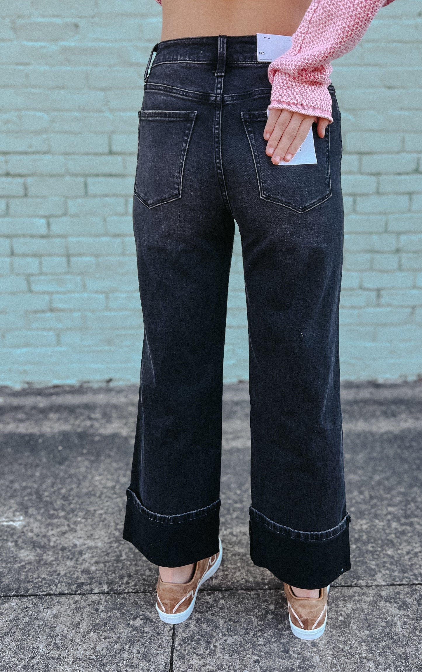 Kris Baggy Cuffed Jeans
