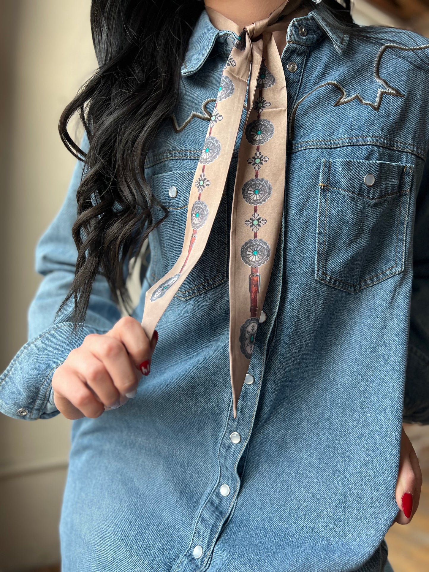 Bootstitch Denim Mini Dress