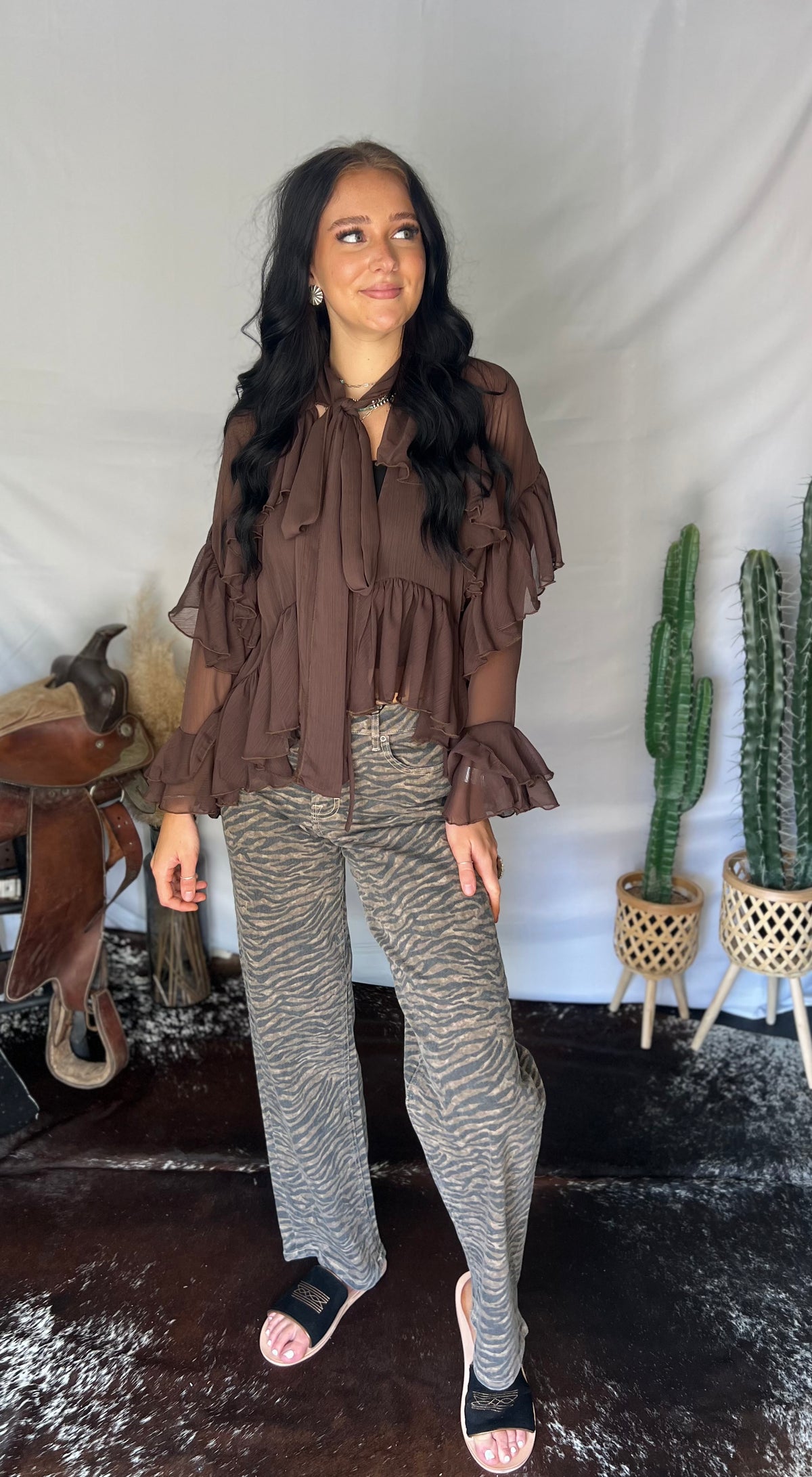 The Wild Mare Top *Mocha