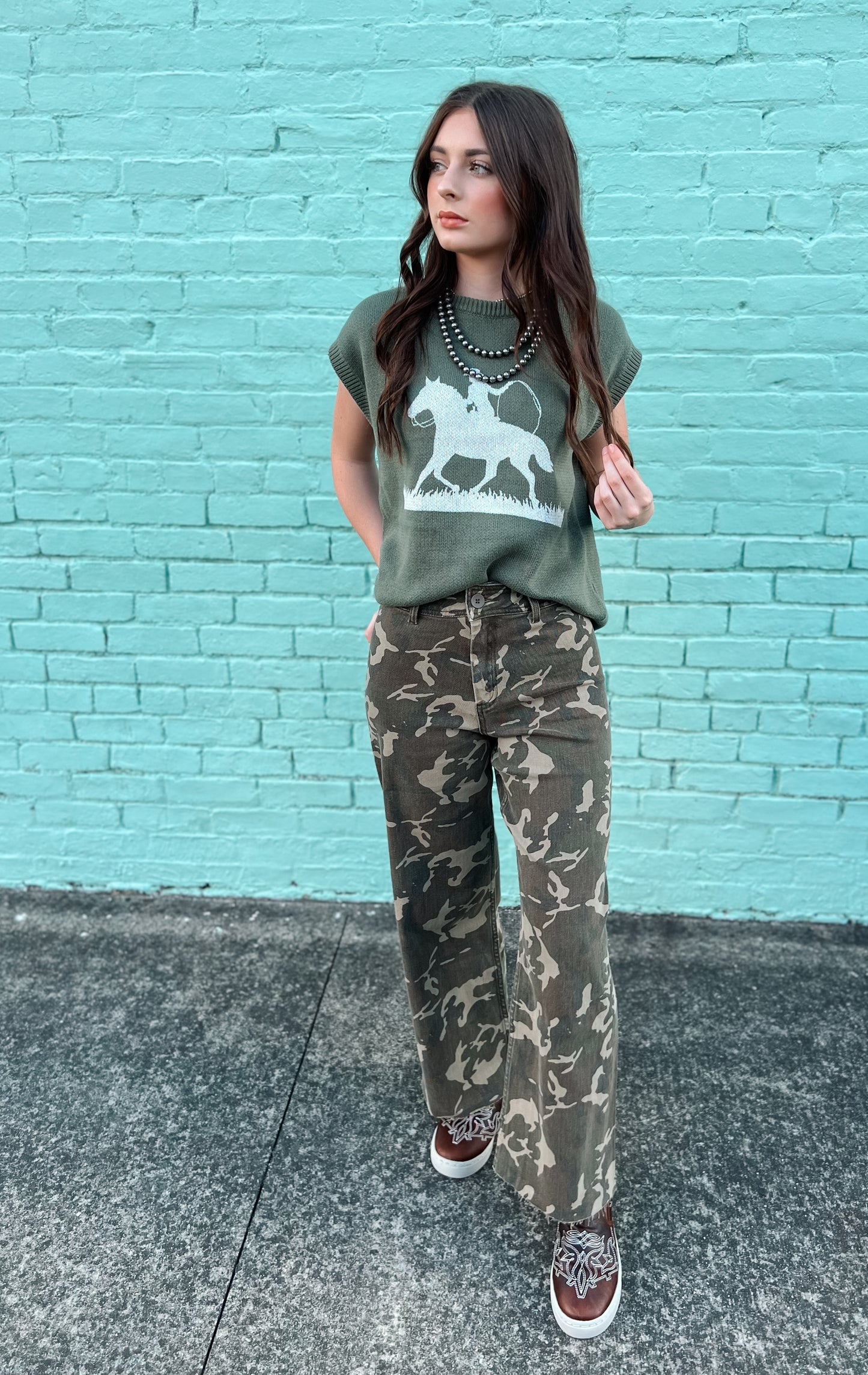Cassie Camo Pants