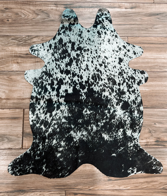 Black/White Calf Rug