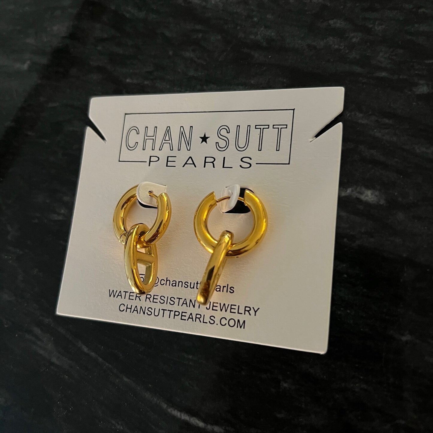 Gold Shell Earrings