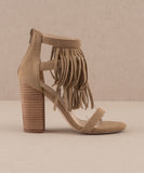 The Gela Fringe Heels