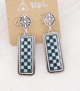 Checkered Earrings