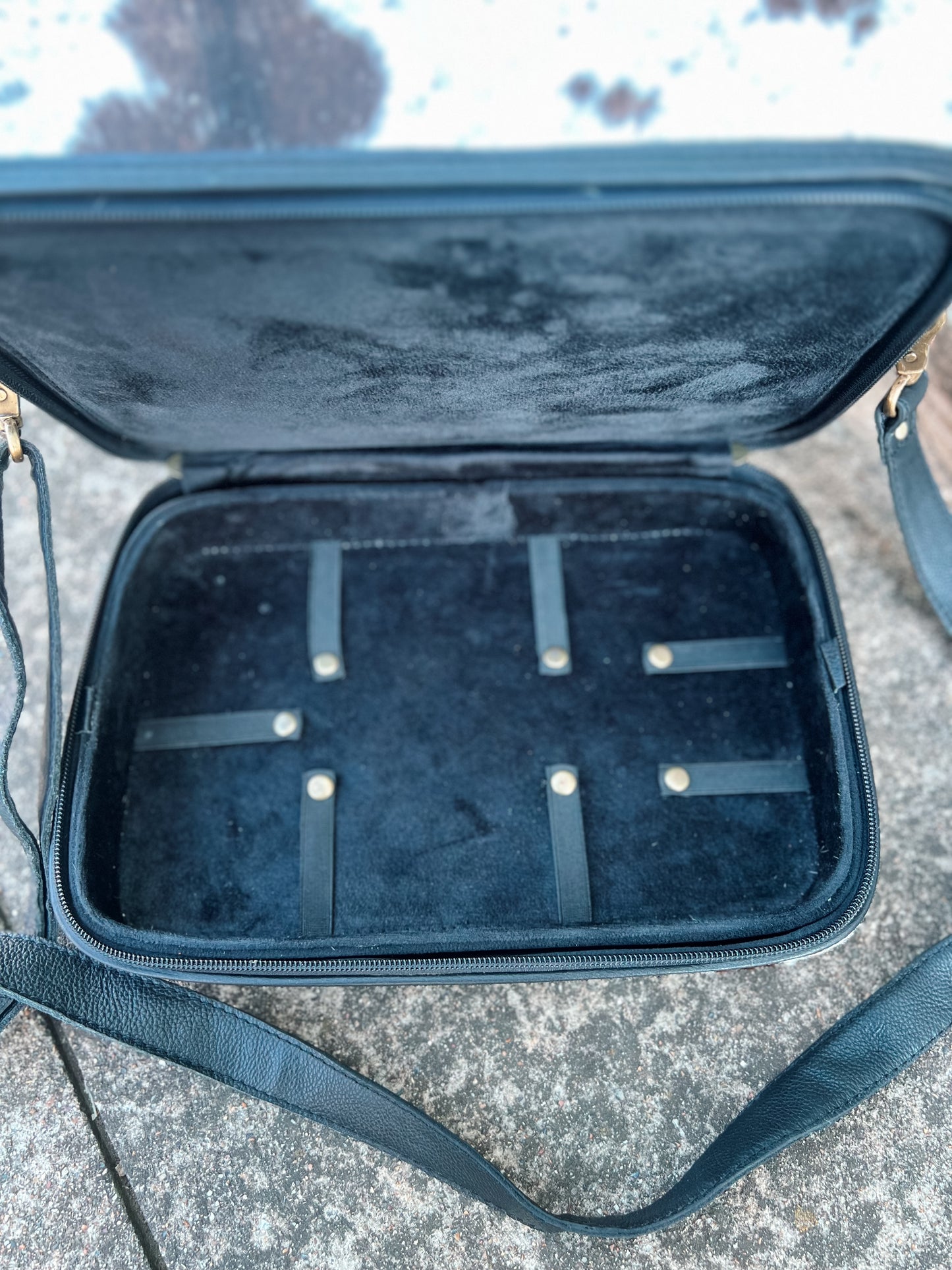 Checkered Travel Jewelry Case