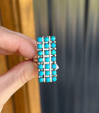 Cluster Rectangle Turquoise Ring *Size 7