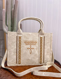 Boot Stitch Tote *Beige