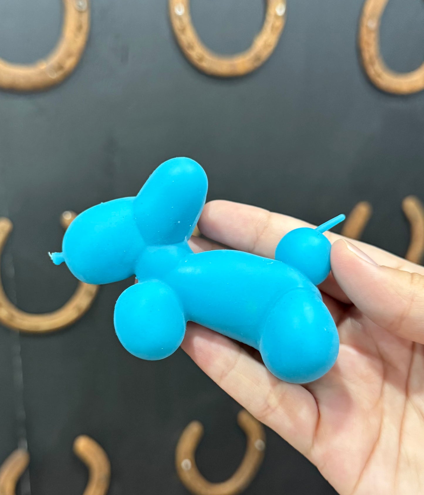 Neon Balloon Dog Squishy