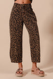The Lacy Leopard Barrel Jeans