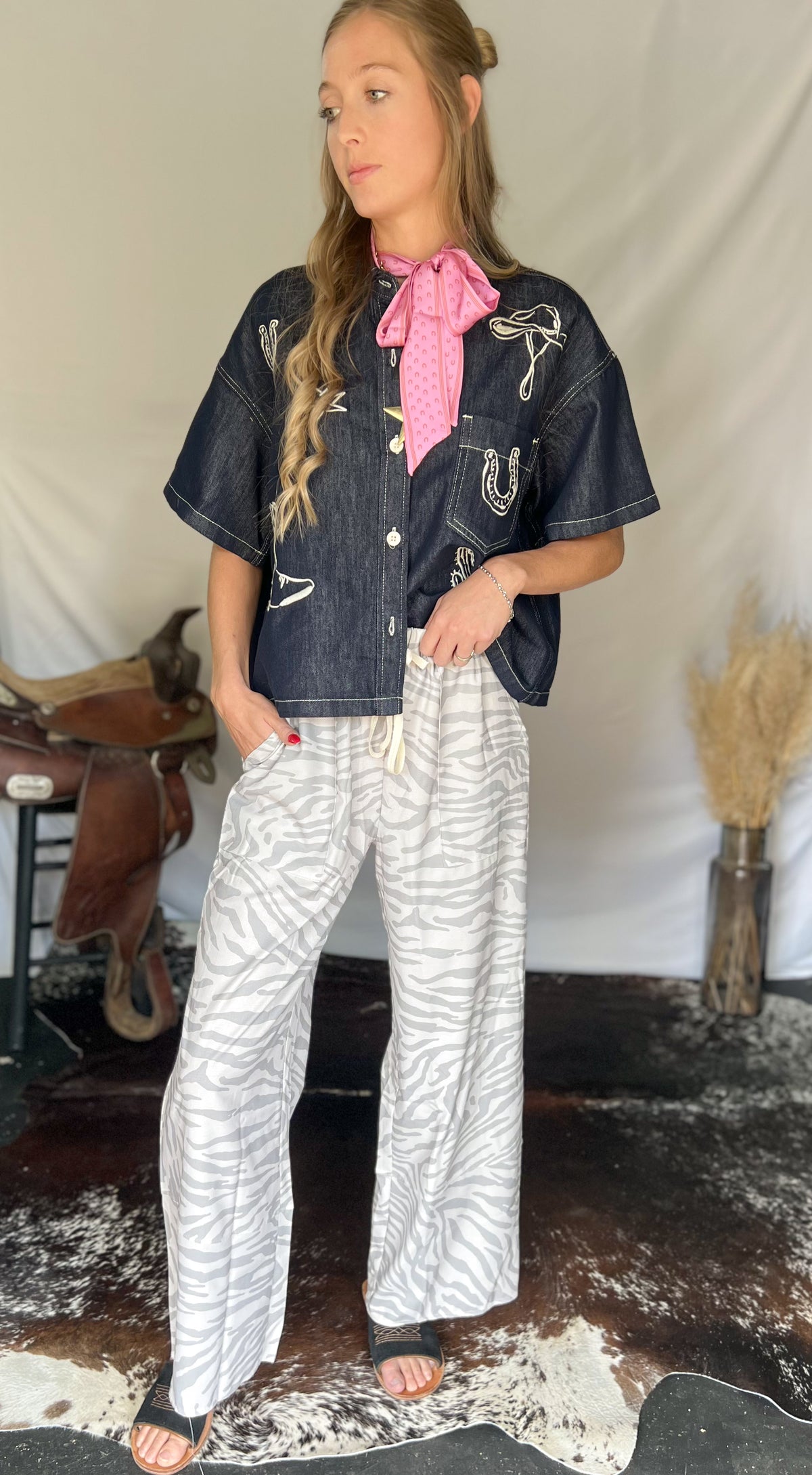 Cowgirl Classic Denim Top