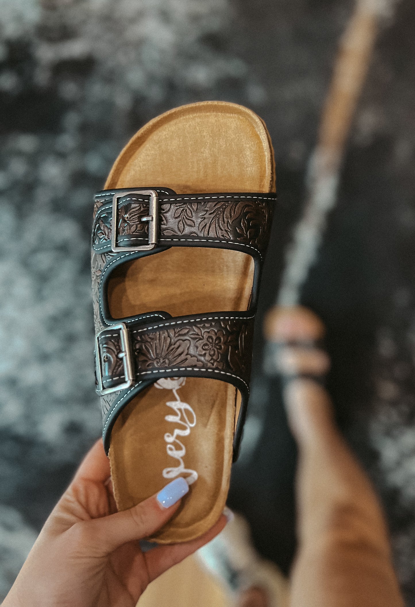 The Lindsey Sandals *Black Chocolate