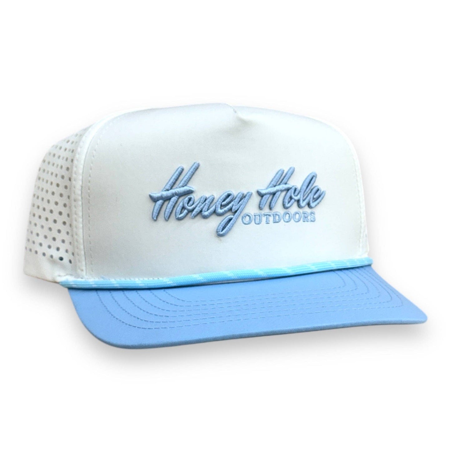 Performance Rope Hat - Heritage - White Lt Blue