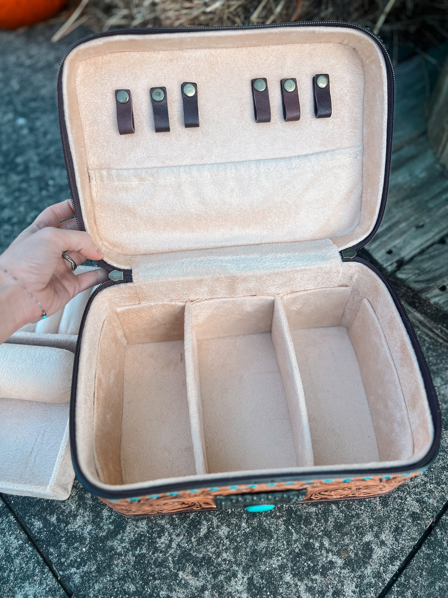 Concho Travel Jewelry Case