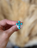 Sleeping Beauty Turquoise Cross Ring *Size 5