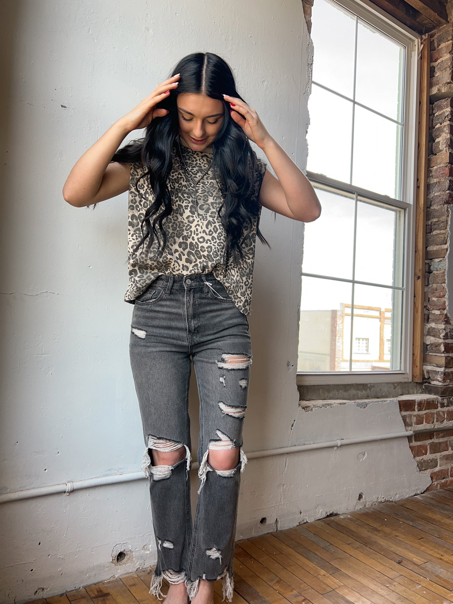 Leopard Dreams Top
