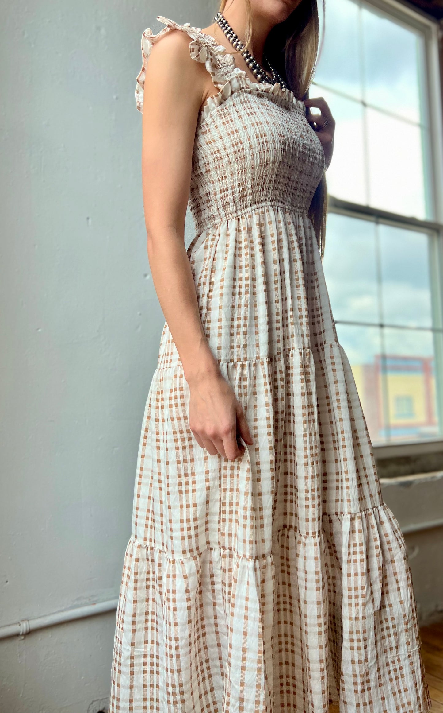 The Golden Hour Midi Dress