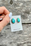 Kingman Turquoise Studs