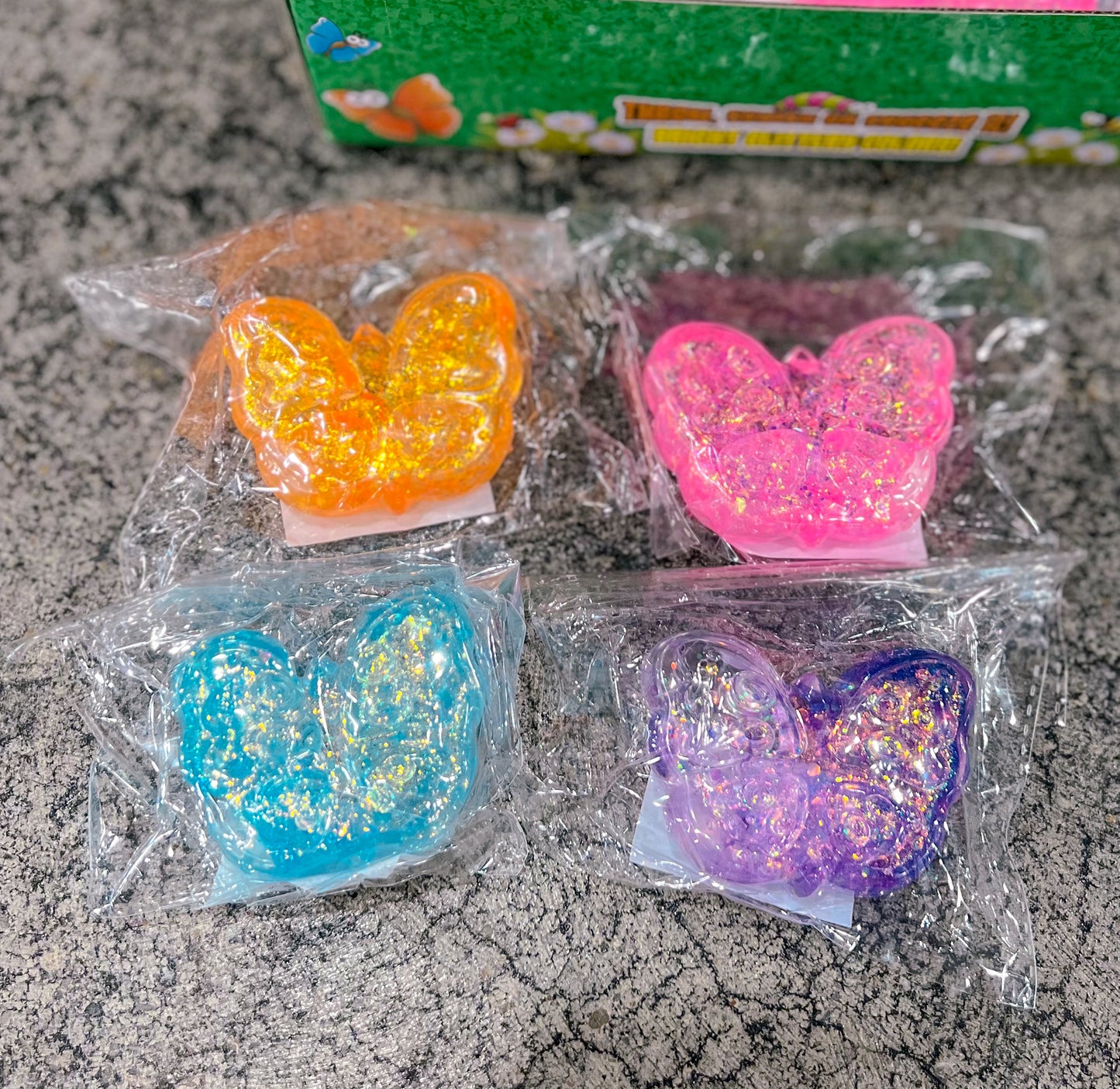 Glitter Butterfly Sugar Squeezy