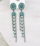 Concho Tassel Earrings