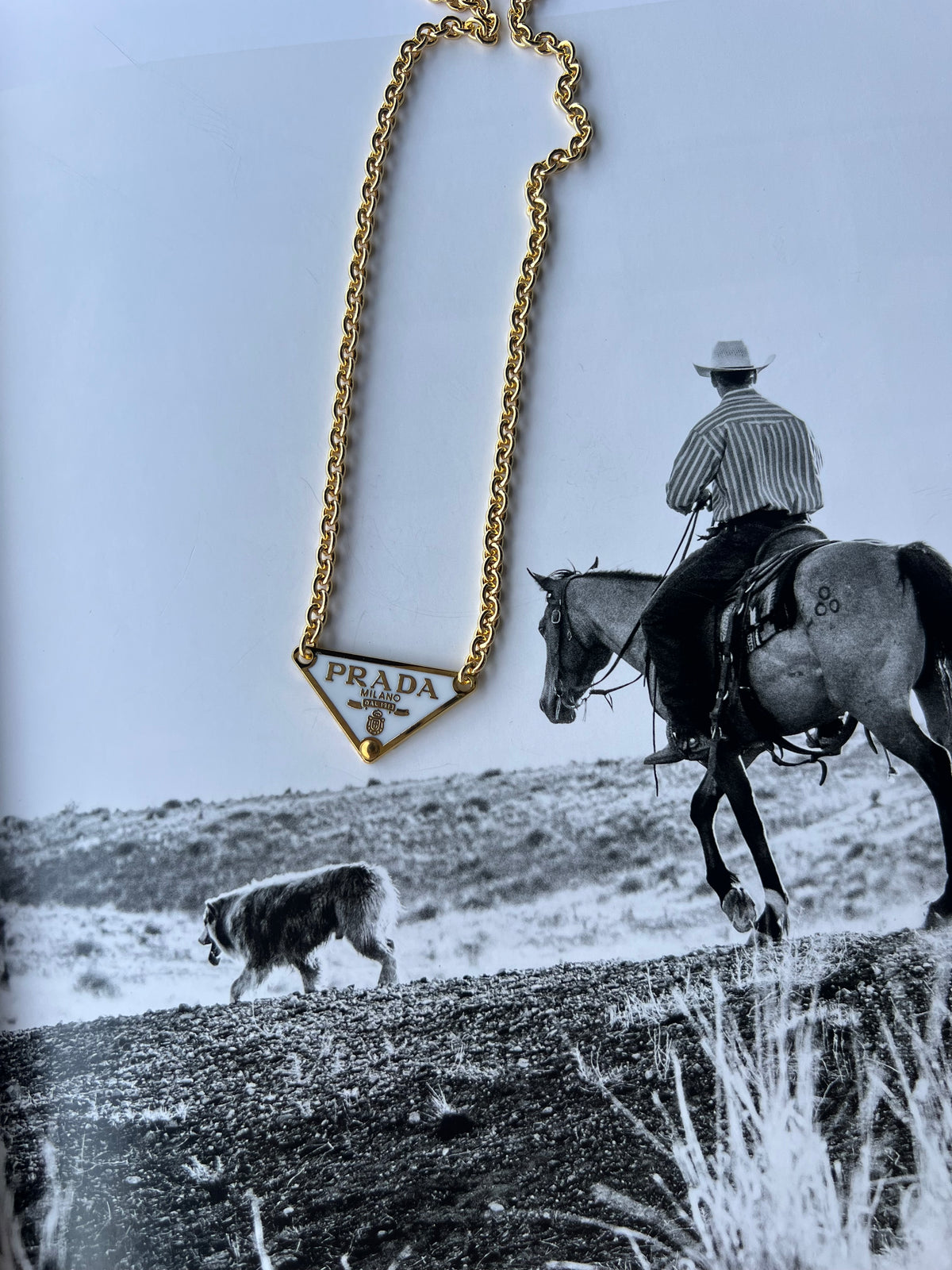 V2 Designs Gold Prada Necklace