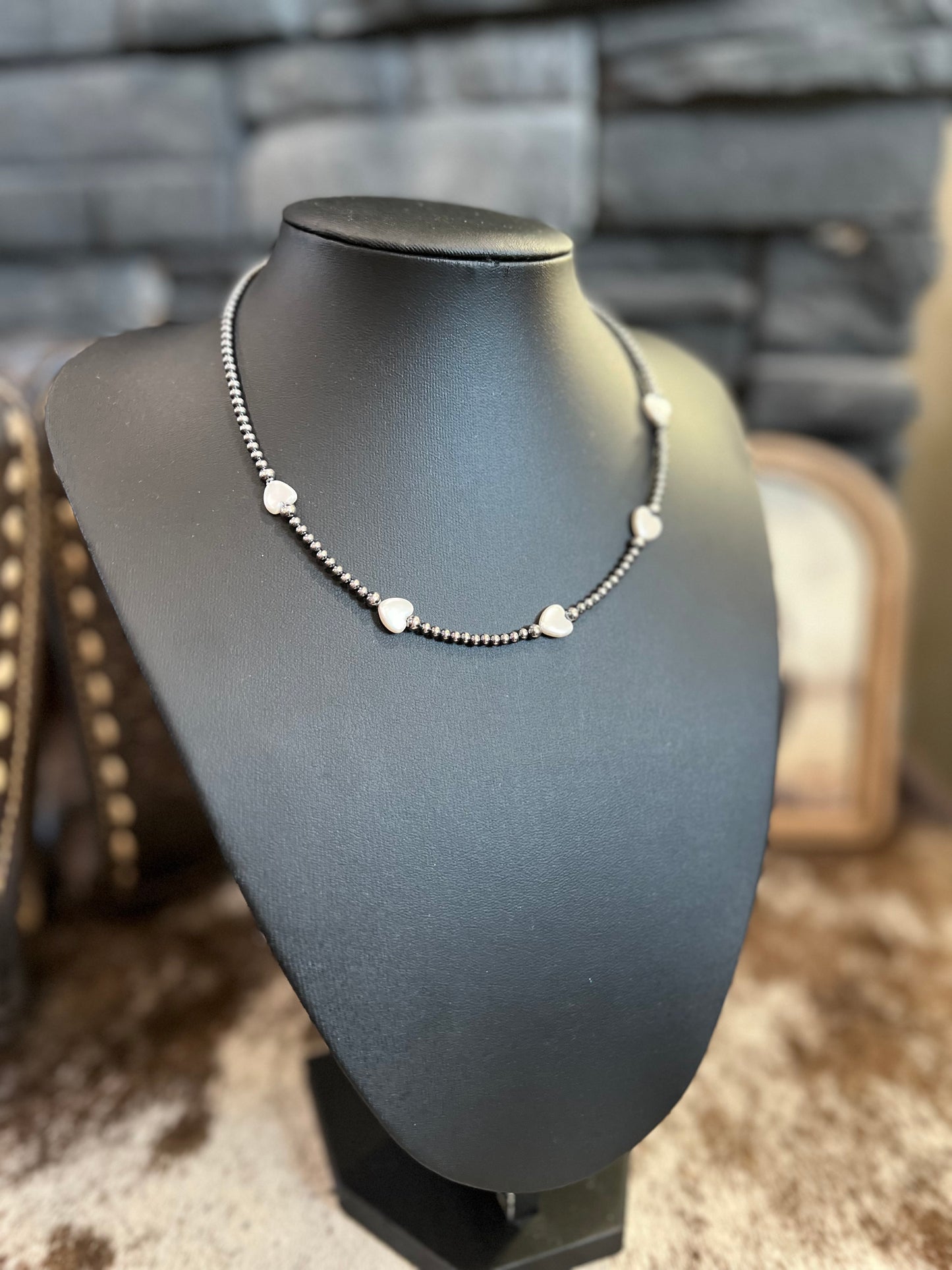 Heart of Pearl Necklace